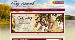 Desktop Screenshot of greghancockfuneralchapel.com